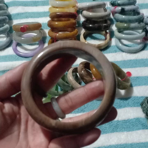 กำไลหยกแท้ไซส์ 60 รหัส 056 BB