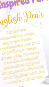 Parfum Wanita English Pear Wangi Segar Buah Pir Bunga Putih 30ml