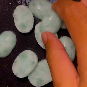 Batu Bulu Hanoman Biru / Natural Bahan Bulu Hanoman Biru Unik Langka