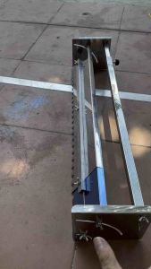 Máng kéo vữa  keo  hồ dầu răng cưa INOX lát gạch mở rộng từ 60cm-110cm