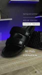 Extermal Sandal Casual Distro Cowok Slop