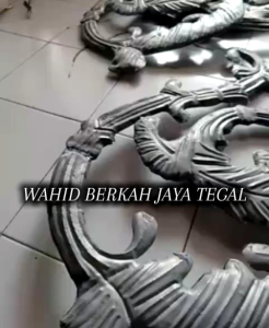 Ornamen Pagar Besi Daun Anggur Mewah 60x80 & Hiasan Railing Tangga Besi