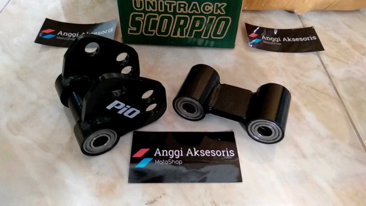 UNITRACK SCORPIO 3 LUBANG PENINGGI MONOSHOCK / SHOCK BELAKANG SCORPIO Scorpio full  laher bearing