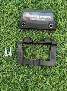 BGAอะไหล่แผ่นยึดถังน้ำมัน+พร้อมยางรองถังน้ำมัน+น็อต2 ตัว เครื่องตัดหญ้า MARUYAMA รุ่นMBC 411 ของแท้100%