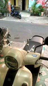 Windshield Fazzio 125 bahan akrilik tebal 3 mili visor fazzio tadah angin