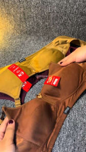 GROSIR 1 Lusin Isi 12 BH GN Bh Sport bra golden Nick bra Sport katun tanpa kawat dan Busa nyaman dipakai