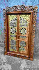 Kaligrafi Pintu Kabah Hiasan dinding 150 x 100 cm