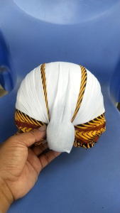 COD Blangkon anak jogja lipat anak tanggung(ABG)warna putih samurai coklat jebeh murah