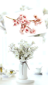Bunga Sakura AF69 Cherry Blossoms Plant Artificial Hiasan Mahar Seserahan Hantaran Hampers