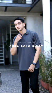 ManClo PC-04 —  Polo Shirt Pria Korean kaos polo Chuba lengan pendek scuba polo