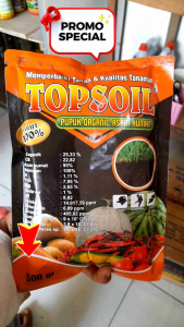 Top Soil Pupuk Organik Asam Humat 500 gr