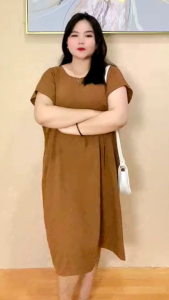 Daster Namira cringkle airflow polos