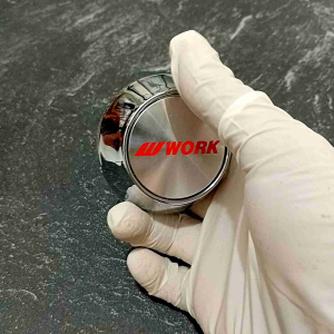 dop roda tutup velg variasi mobilmodel kerucut crhome WORK diameter 65 cm harga set.