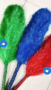 Chổi Cước Nilông Quét Bụi 1 Màu Đồng Dài 60cm - Loại Tốt Cán Cước Móc Chắc Chắn