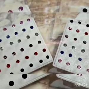 (1 PASANG) ANTING TUSUK PERMATA WARNA 3MM-8MM / ANTING MATA KRISTAL SIMPEL VINTAGE / GIWANG TINDIK KRISTAL ELEGAN / CRYSTAL GW322532
