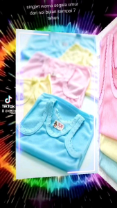 Singlet Anak Warna RIB Kaos Dalam Murah