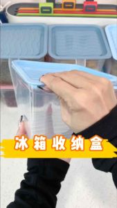 带手柄冰箱收纳盒(1套6个) Refrigerator Storage Box with Handles  冰箱太乱怎么办，教你这样用#收纳盒 👉👉收纳真的能让人感到幸福❗😆😆 #一套6个😍