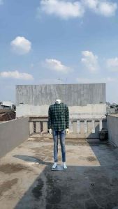 Vanfive Kemeja Pria Flanel Panjang Hijau M947