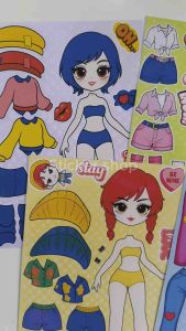 Set 5 sticker nhân vật trong kpop demon hunter chi bi