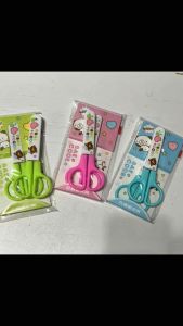 Child-Safe Student Scissors with Protective Cover | Happy Time | For School & Art Use