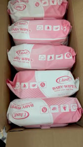 [ Khăn giấy ướt 100 tờ gói lớn ] Khăn mềm mại gói siêu to vải mịn không sơ chống vi khuẩn không chứa cồnhợp vệ sinh tuyệt đối thích hợp cho mọi loại da..