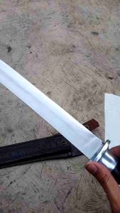 Pisau daging dureptanrus Pisou Golok Sembelih Kulit baja hss 3 mm
