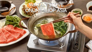 Iwatani Portable Stove Steamboat/ Camping/ Outdoor and Indoor BBQ Slim & Sleek Full Size Party Cooking using Butane or Propane gas