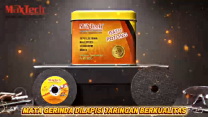 Maxtech Mata gerinda potong besi / Stainlesteel / Baja khusus bahan keras 4"x1.2mm
