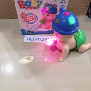 Mainan Bayi merangkak lampu dan suara lucu