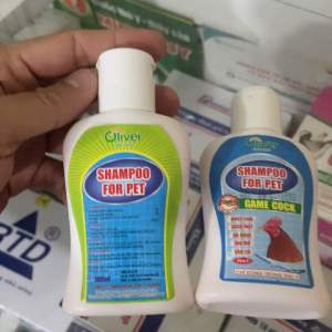 Shampoo For Pet 100ml GAME COCK cty Oliver xà phòng sữa tắm cho Gà mượt lông Săn cơ Tan mỡ .[ Hàng Chính Hãng]