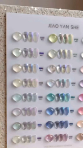 Set sơn gel ánh trai JIAO YAN SHE 24 màu ( tặng kèm bảng màu ) chất sơn đẹp và đặc bóng