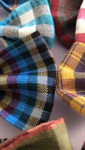 โบว์ติดผม ผ้าขาวม้าสกลนคร