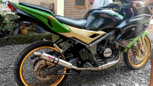 Silencer Tabung Knalpot Ninja R RR SS Panjang 30 cm Original CRN Muffler