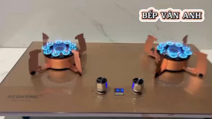 Bếp gas âm lật 10 đầu đốt có hẹn giờ ngắt gas tự động REDHOME 8222V