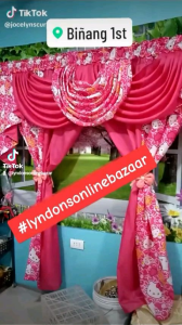 LEOLYNDONS PRINTED GEENA SWAG CURTAINS 65*75 inches