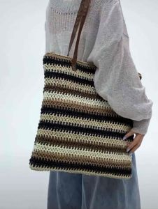 กระเป๋าสะพายข้าง กระเป๋าสะพายไหล่ กระเป๋าสาน กระเป๋าลายฟาง กระเป๋าชายหายโบฮีเมียน