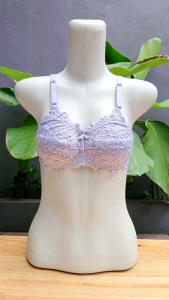 3 PCS BH Bra Sport Brukat Renda Katun Wanita Perempuan Dewasa Remaja Tanpa Busa dan Kawat Ukuran Size Jumbo 34 36 38 40 42 Murah