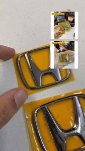 Logo Emblem Stir Honda Chrome Ukuran Kecil dan Besar