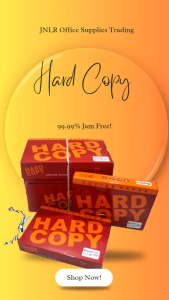 HARD COPY - A4 - Bond Paper/Ream/70gsm/500 sheets