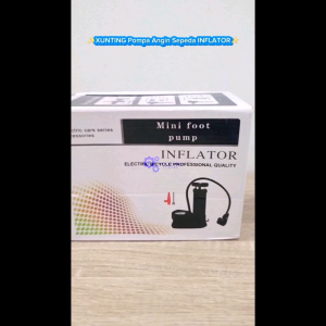 XUNTING Pompa Angin Sepeda Portable Pump 160 PSI dengan Gauge - XT402