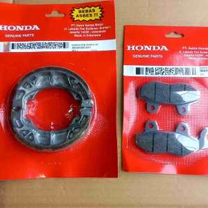 KAMPAS REM DEPAN+BELAKANG SUPRA