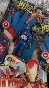 ถุงมือไอรอนแมน มีไฟ มีเสียง ถุงมือฮีโร่