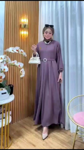 Gamis Ziea Terbaru Bahan Crinkle Air Flow & Gamis Wanita Dewasa