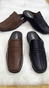 Giày không gót nam mẫu mới họa tiết độc đáo size từ 38-44  khâu đế sẵn chắc chắn