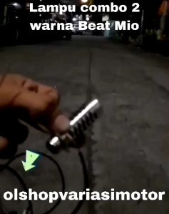 Lampu Depan Led Combo 2 Warna H6 Putih Kuning Motor Beat Vario Mio Supra X 125 FI dll