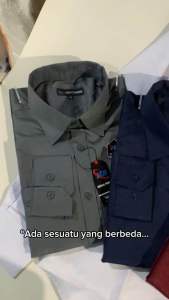 Kemeja Pria Lengan Panjang Casual Katun Toyobo Premium Alisan Tebal Slimfit