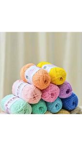 [SG instock] 4-ply milk cotton high quality yarn crochet knitting wool 67 colours xuefeier mengwawa 雪妃尔萌娃娃4股毛线