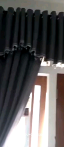 1 Set Gorden Premium Berkualitas Jendela Pintu tengah poni pisah dengan bahan blackout Premium