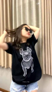 Kaos BULLDOGT-shirt bahan cotton combetpakaian viral kekinian