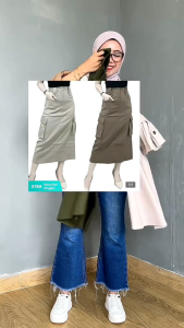 Rok Kargo Wanita: Desain & Ukuran yang Kekinian